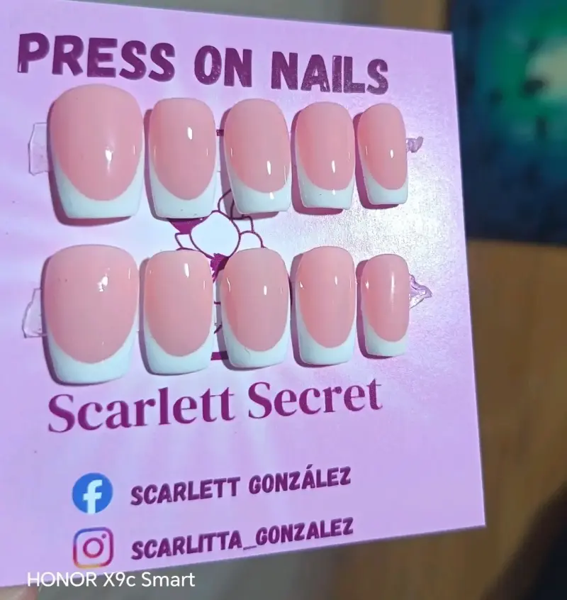 Uñas postizas creadas a mano Scarlett Secret - 4