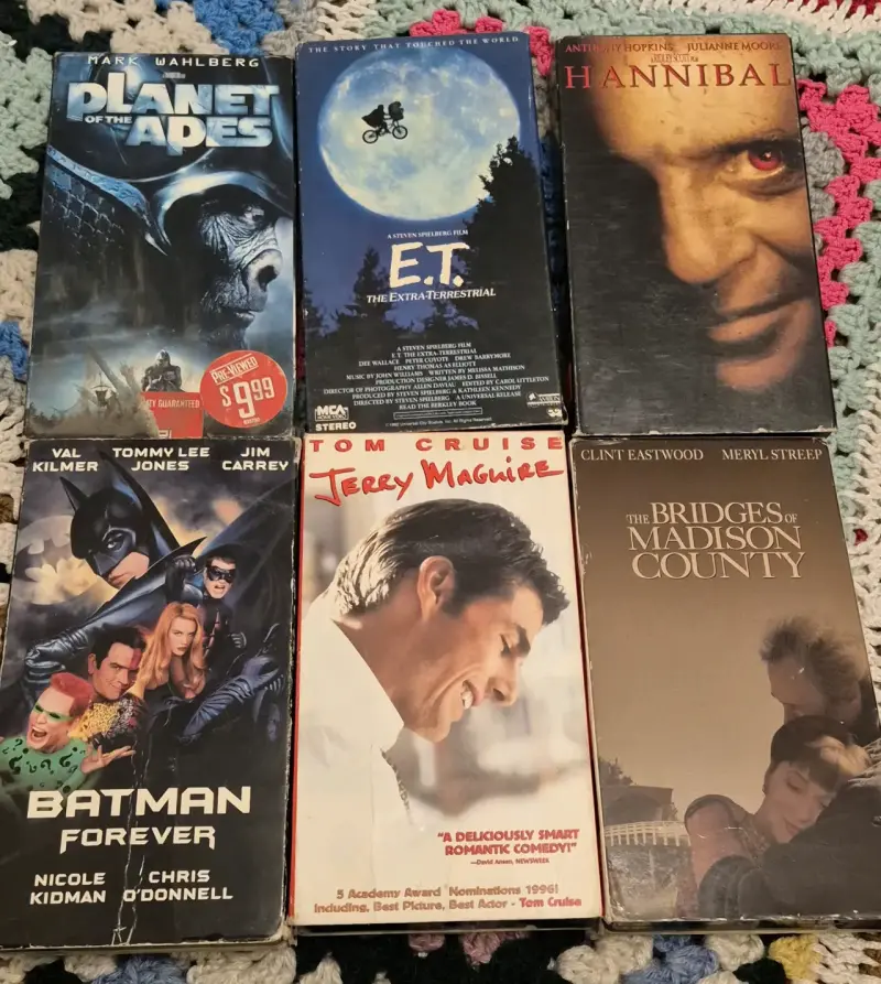 Colección de películas VHS clásicas