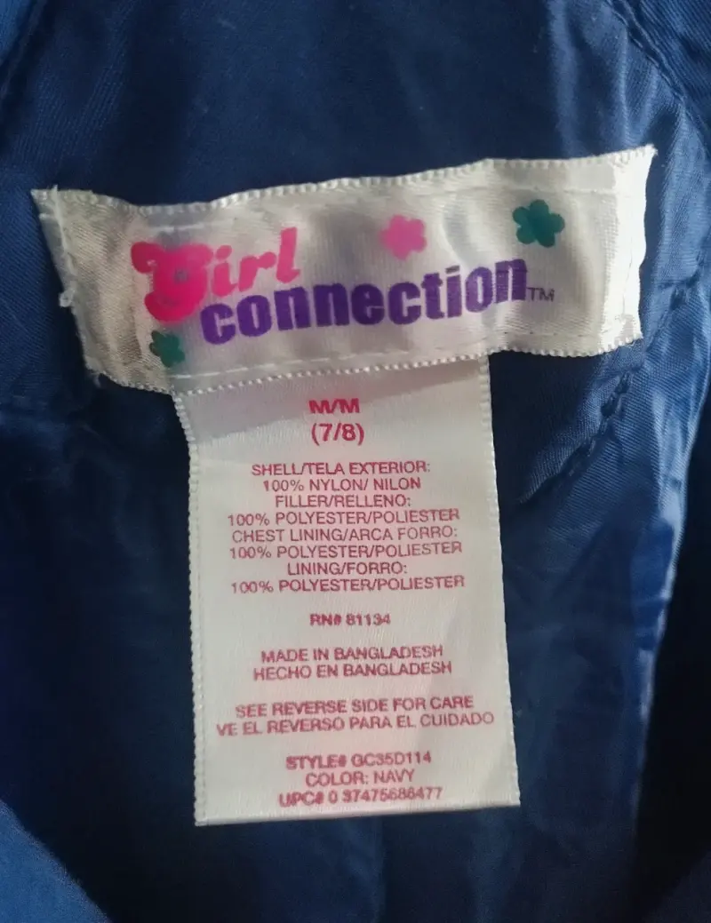 Overol de nieve azul para niña Girl Connection - 4