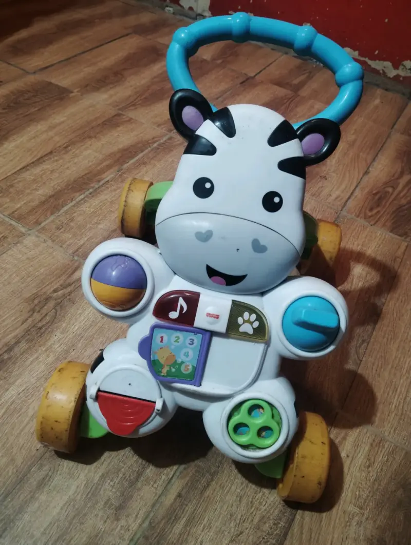Andador para bebé con diseño de cebra - 1