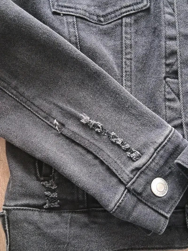 Chaqueta de mezclilla negra Americanino para mujer - 3