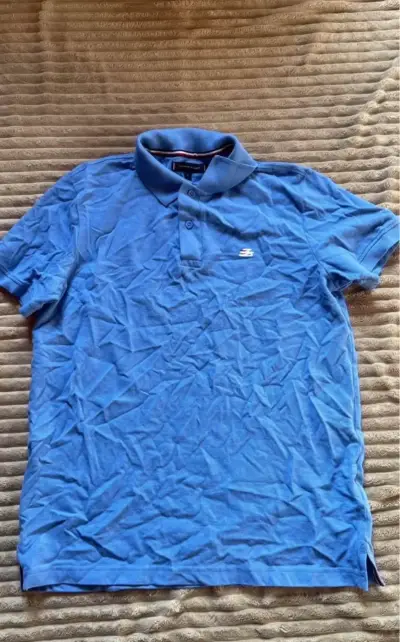 Polera Tommy Azul Hombre Talla S - miniatura 1