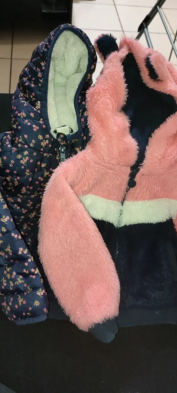 Chaquetas de invierno para niñs con diseño floral