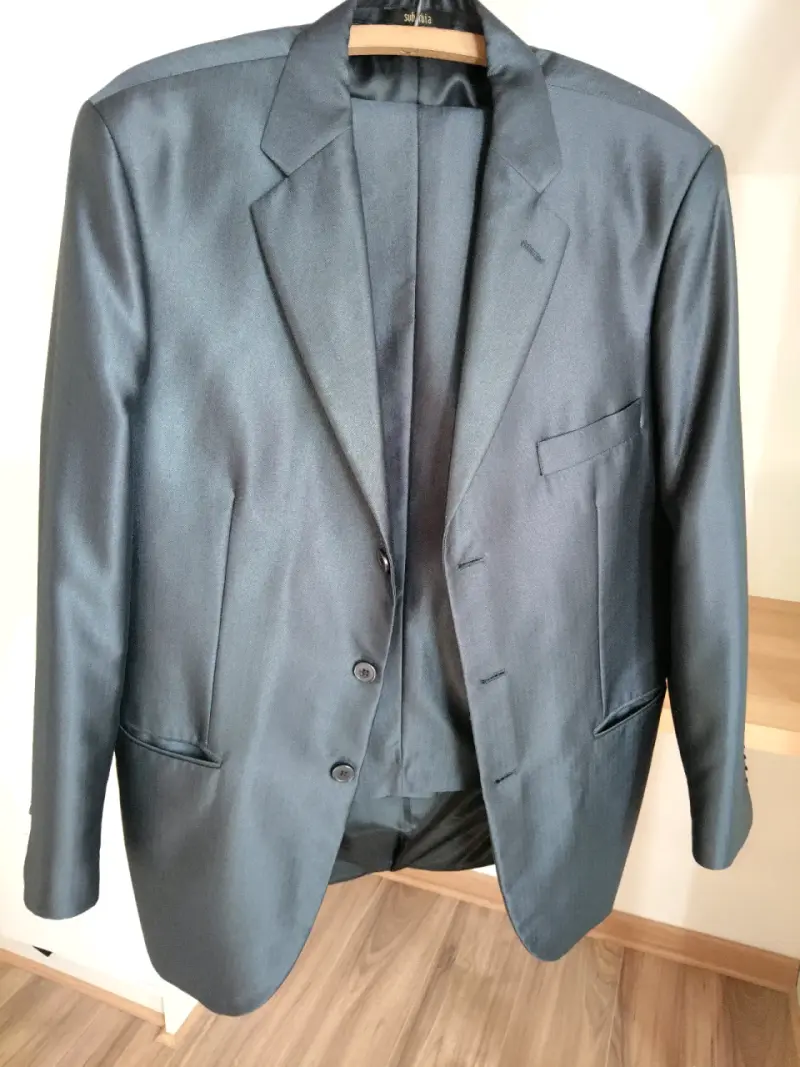 Traje formal gris oscuro para hombre - 2