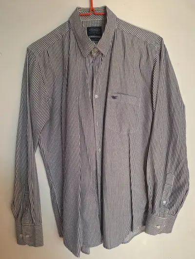 Camisa a rayas azul y blanca Ferouch - miniatura 1