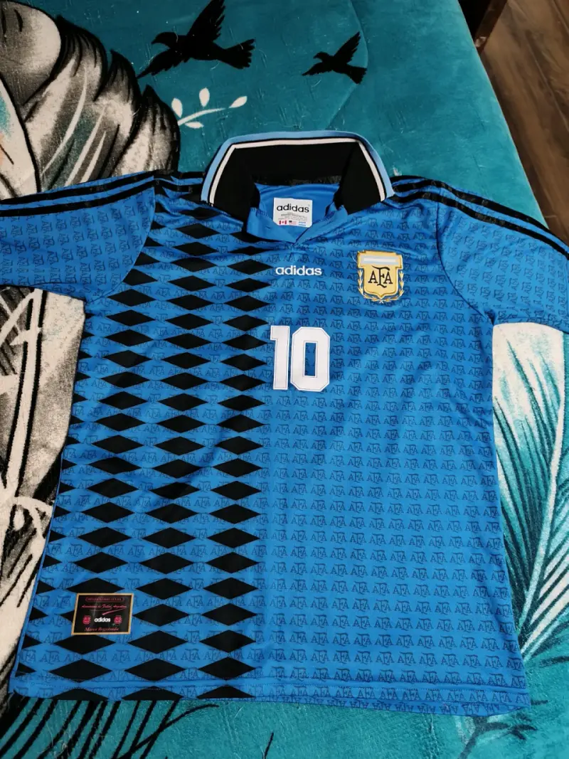 Camiseta retro Adidas AFA Maradona azul - 2