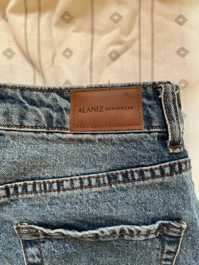 Falda de mezclilla Alaniz Denim Wear azul - miniatura 2