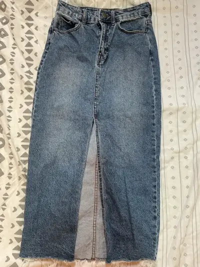 Falda de mezclilla Alaniz Denim Wear azul - miniatura 4