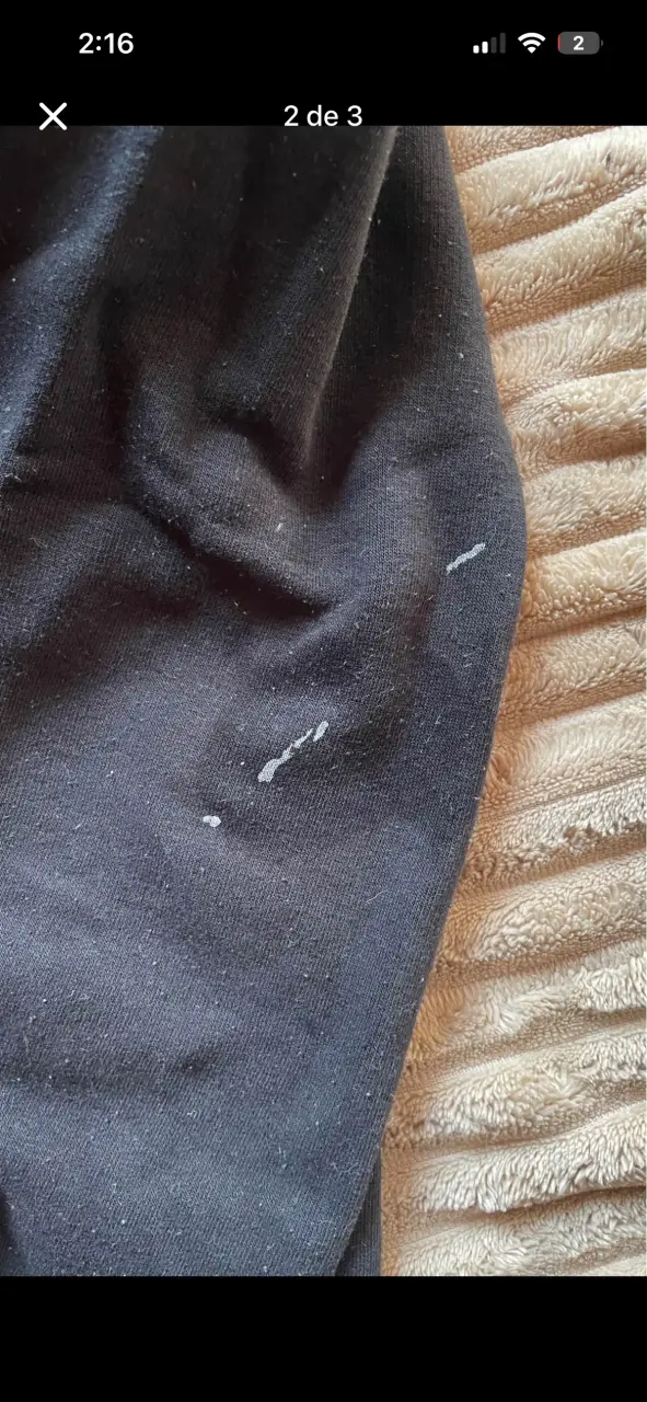 Polerón con capucha negro Lacoste para hombre - 2