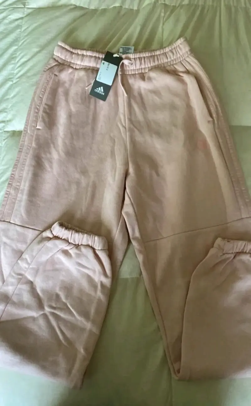 Pantalón deportivo rosa Adidas talla S - 2