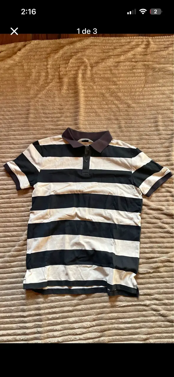 Polera Polo a Rayas H&M para Hombre - 1