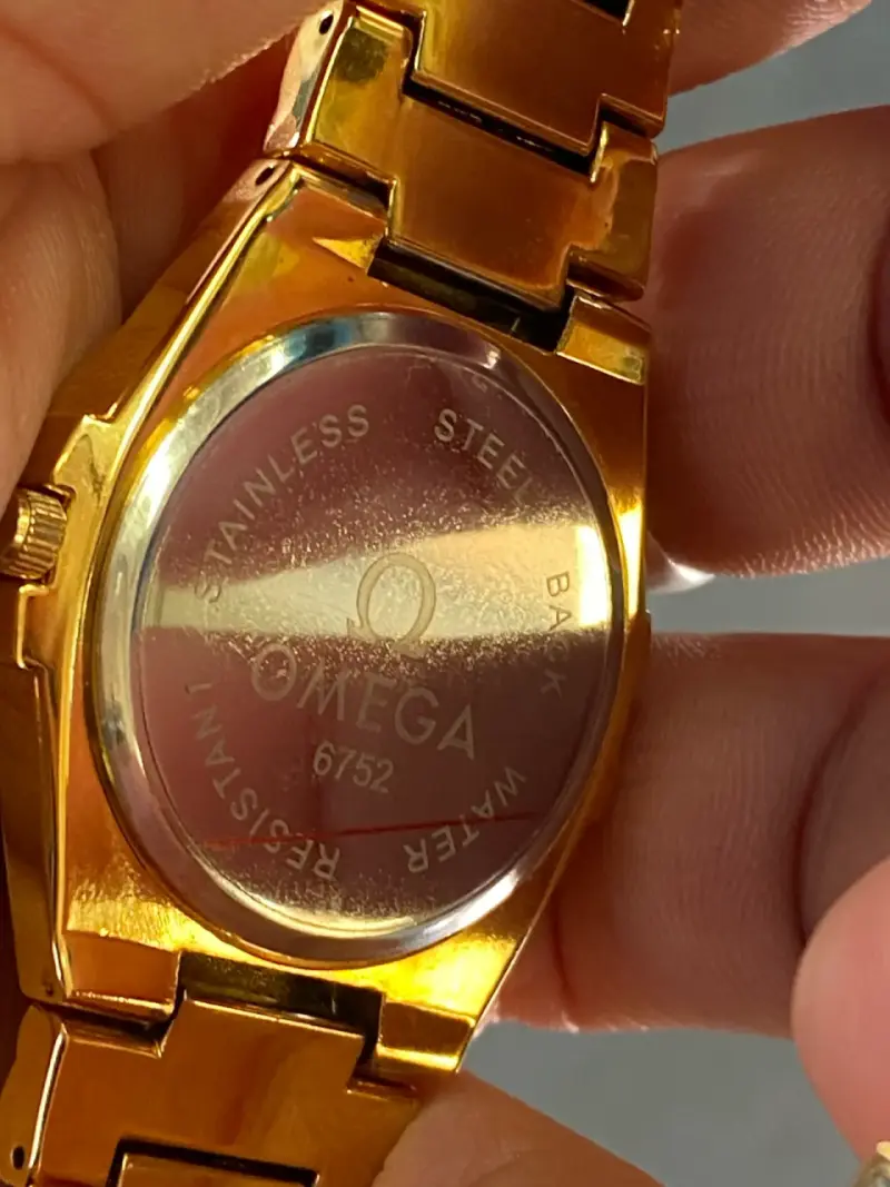 Reloj Omega Constellation dorado de acero inoxida - 3