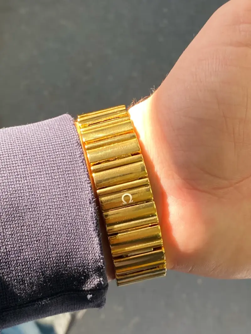 Reloj Omega Constellation dorado de acero inoxida - 5
