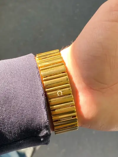Reloj Omega Constellation dorado de  acero inoxida - miniatura 5