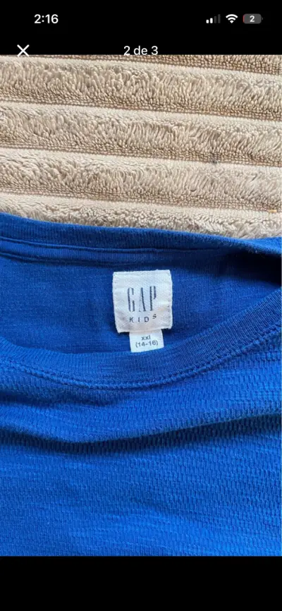Polerón azul para niños GAP Kids - miniatura 2
