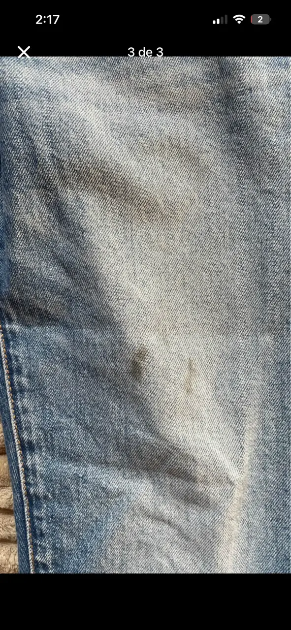 Jeans H&M Straight Regular Fit Azul - 3