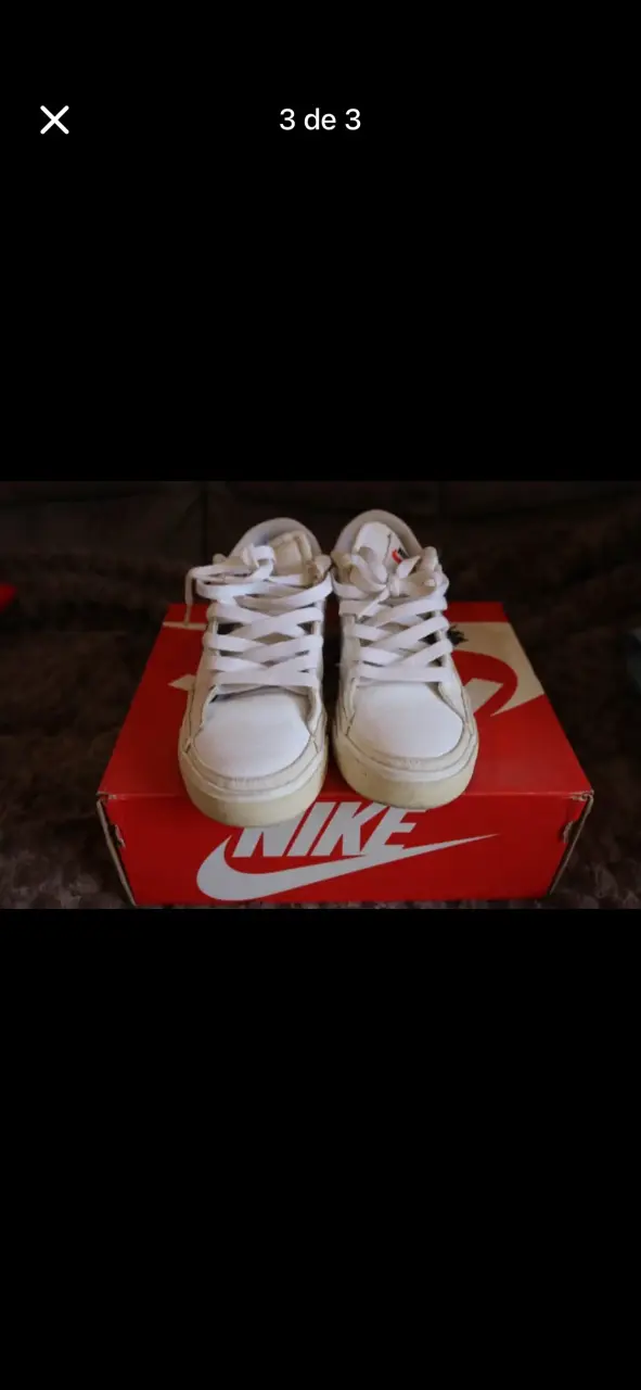 Zapatillas blancas Nike en buen estado - 3