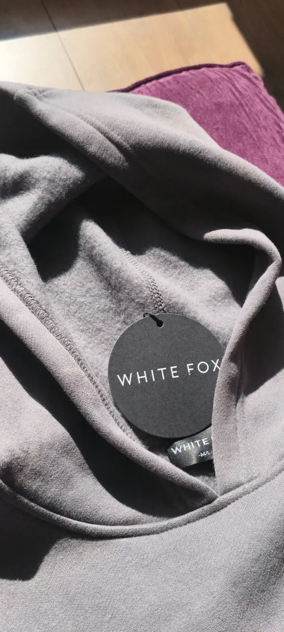 Hoddie Polerón con capucha White Fox Vol.3 gris - 2