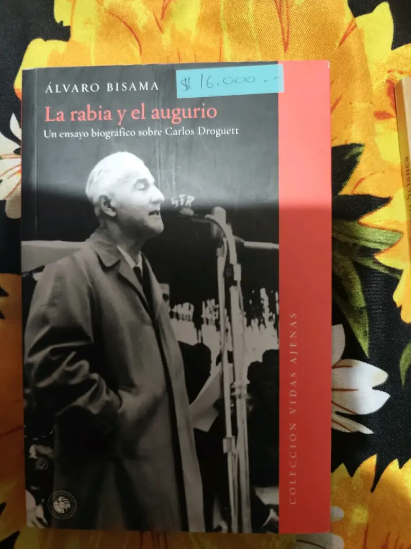 Libro 'La Rabia y el Augurio' de Álvaro Bisama