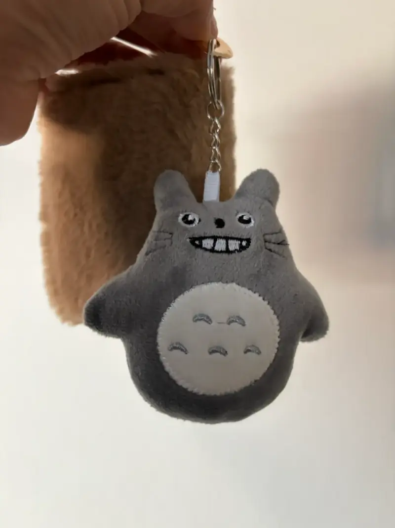 Billetera peluche Totoro con llavero - 2