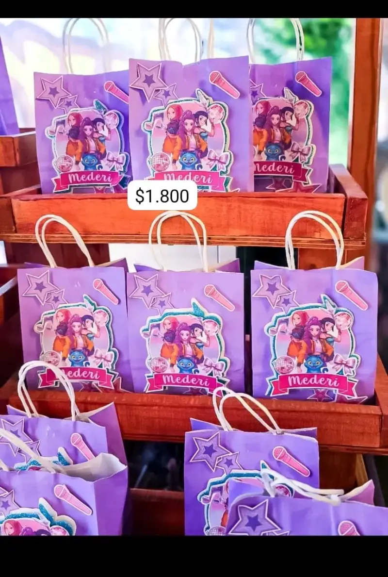Bolsas de cotillon cumpleaños - 5