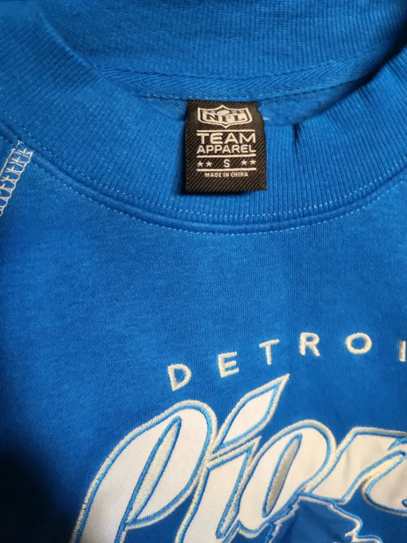 Sudadera Oficial Detroit Lions Azul Talla S - 2
