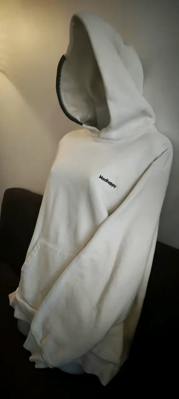 Hoddie Polerón con capucha blanco Madhappy - 4