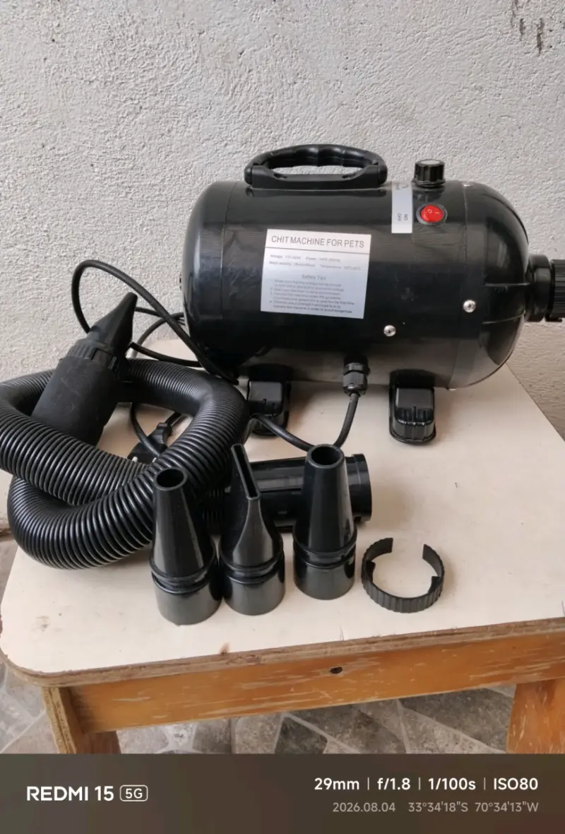 Secador de Mascotas Chit Machine con Accesorios - 1