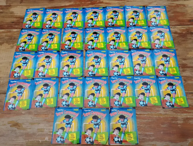 Sobres de figuritas Álbum Super Campeones