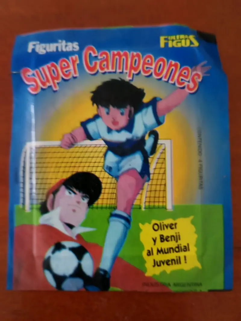 Sobres de figuritas Álbum Super Campeones - 2