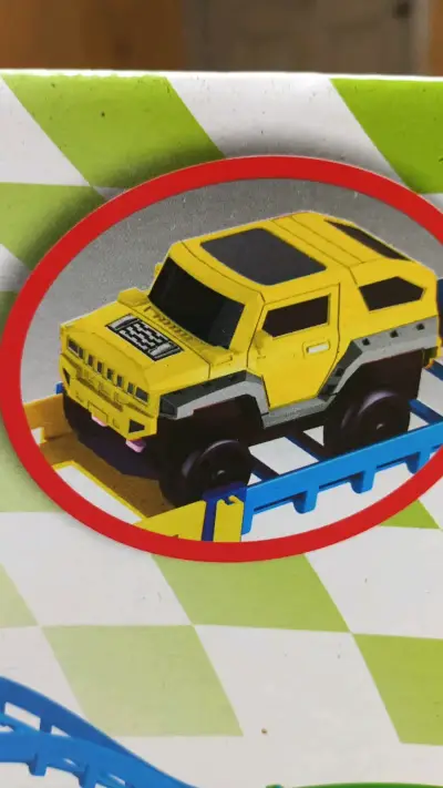 Set de Pista de Juguete con Auto y Puentes - miniatura 3