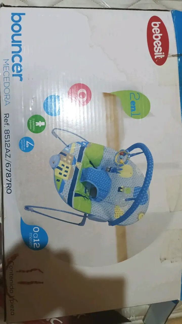 Mecedora Bouncer Bebesit 2 en 1 para Bebés