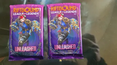 Sobres de cartas Riftbound League of Legends Unleashed - miniatura 1