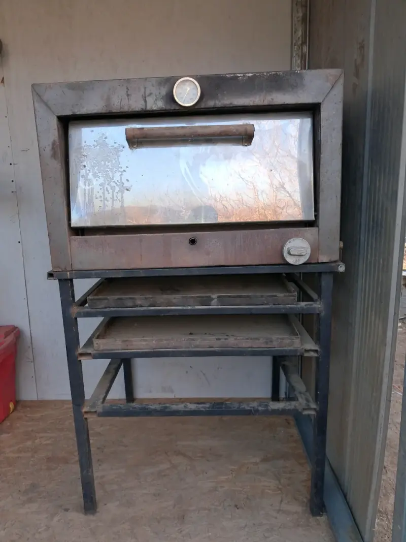Horno de acero inoxidable para panadería con termómetro - 1