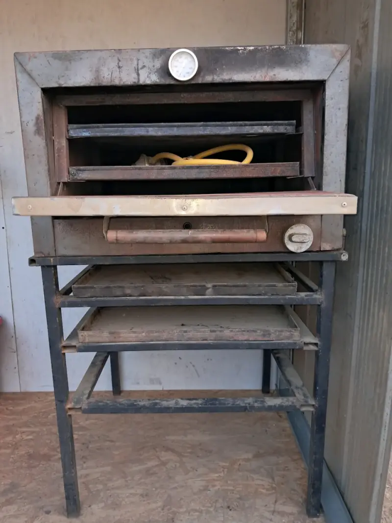 Horno de acero inoxidable para panadería con termómetro - 4