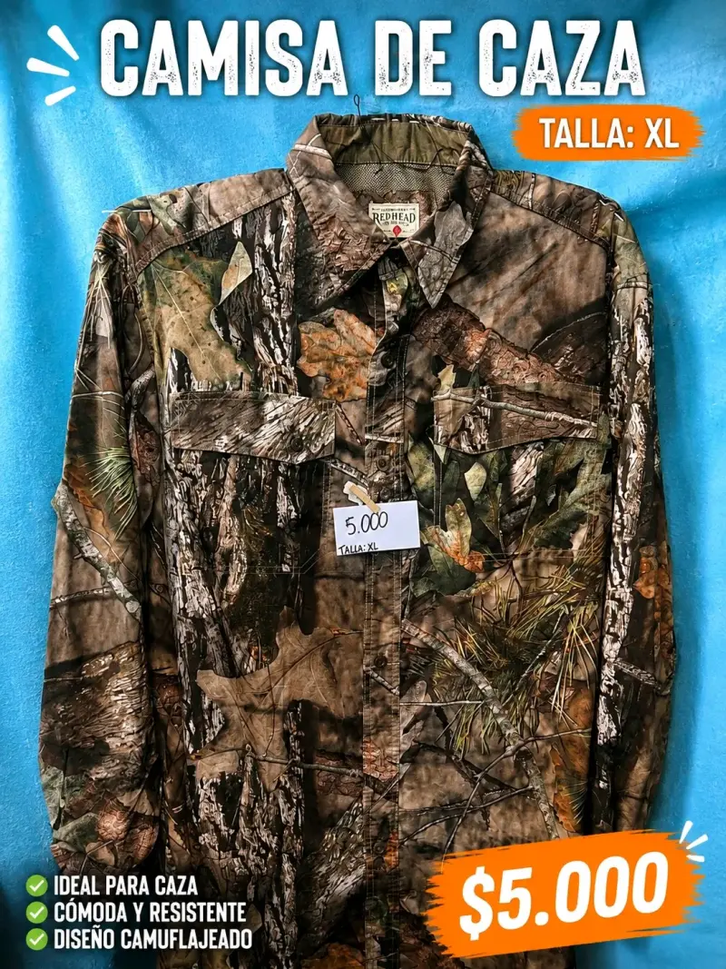 Conjunto de Caza Camuflaje Talla XL-3XL - 2