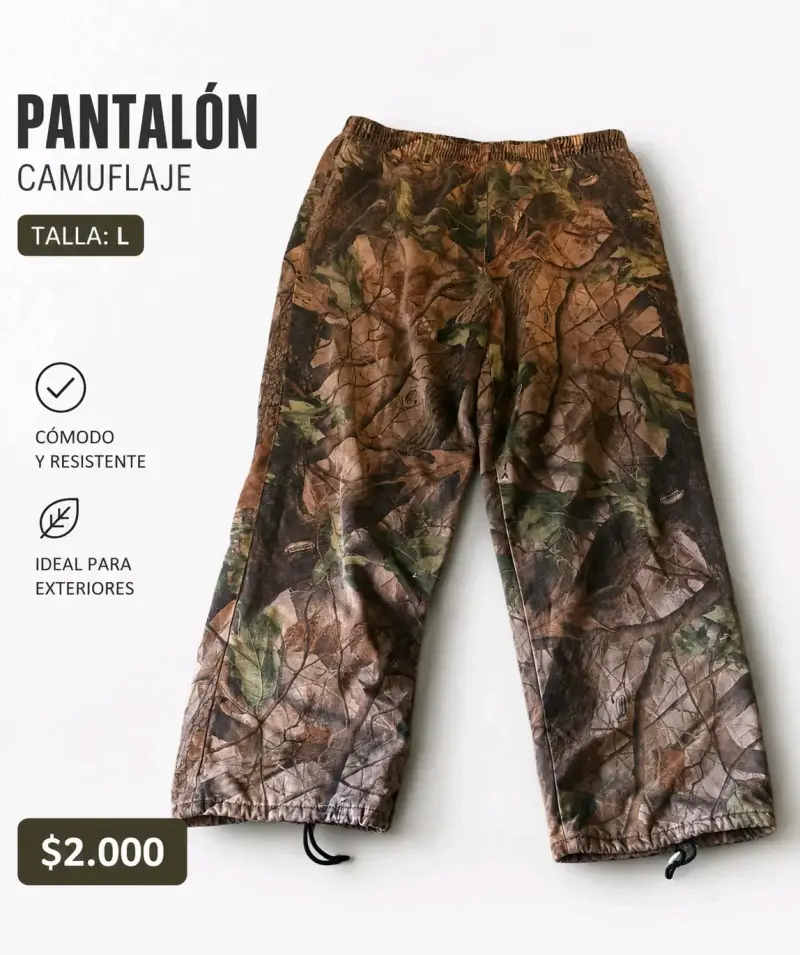 Conjunto de Caza Camuflaje Talla XL-3XL - 3