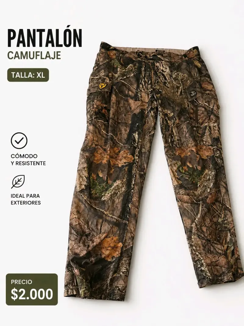 Conjunto de Caza Camuflaje Talla XL-3XL - 5