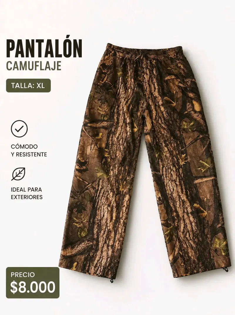 Conjunto de Caza Camuflaje Talla XL-3XL - 6