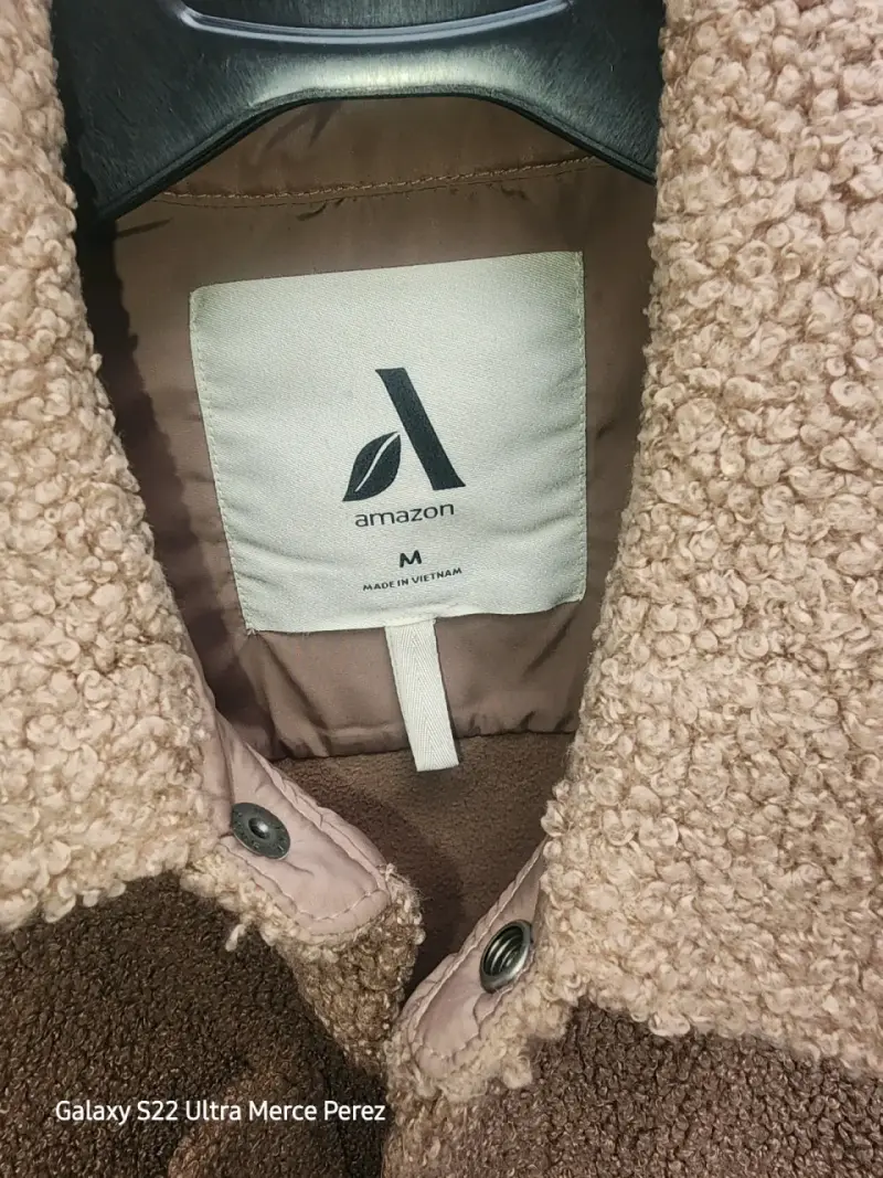 Chaqueta de lana beige con bolsillos Amazon - 2