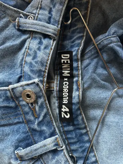 Jeans de mezclilla desgastados para mujer talla 42 - miniatura 2