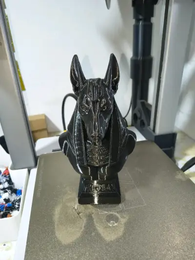 🖤 Anubis – Guardián del InframundoBusto Decorativo - miniatura 1