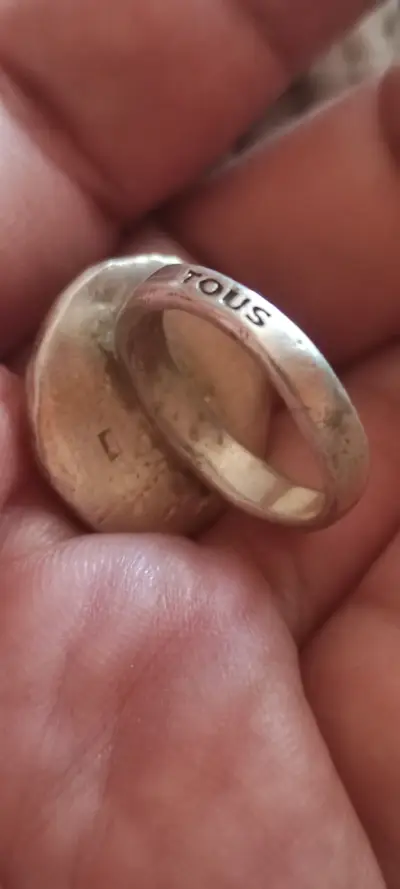 Anillo de plata Tous con diseño circular - miniatura 1