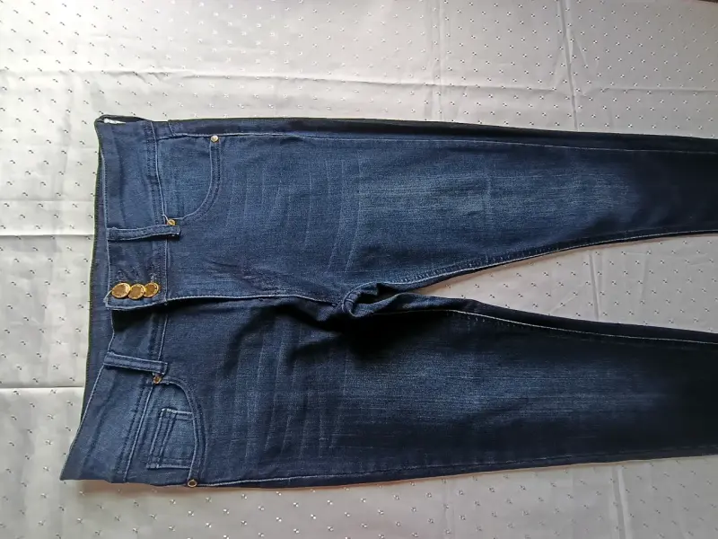 Jeans azul oscuro para mujer talla 38 - 2