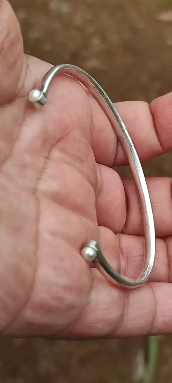Pulsera de plata Tous abierta elegante - 1