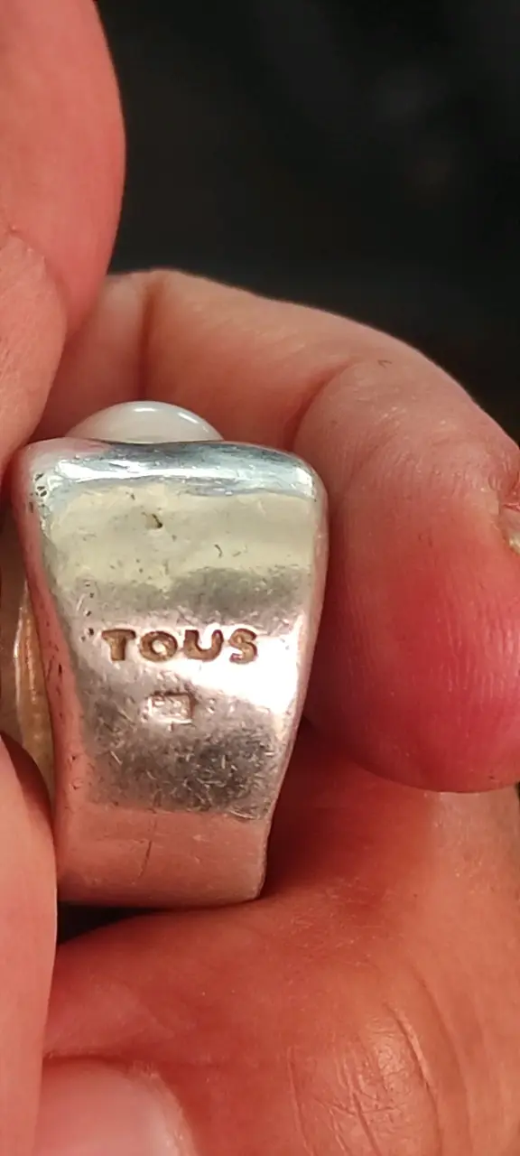 Anillo de plata con perla Tous - 2