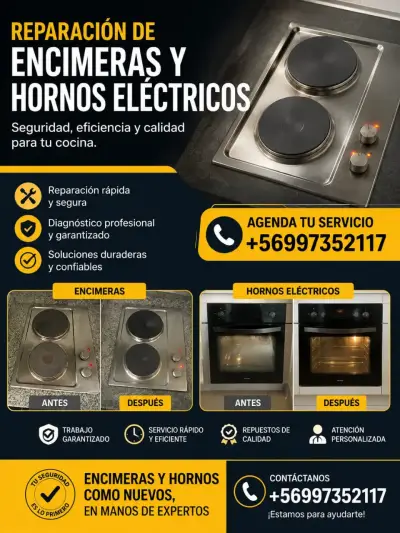 ENCIMERAS ELECTRICAS, HORNOS EMPOTRADOS SERV. TEC. - miniatura 1