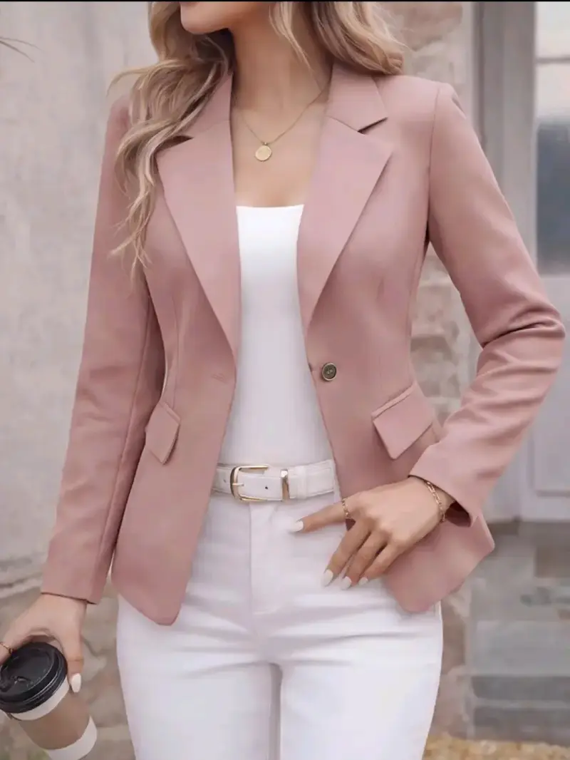 Blazer de mujer en color rosa Nuevo - 2