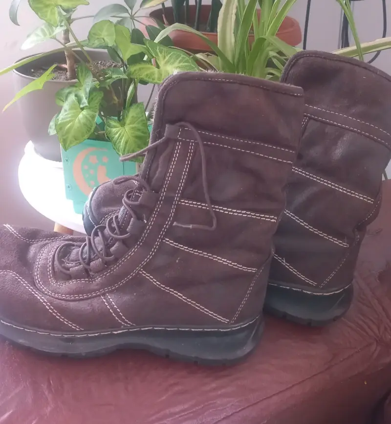 Botas de invierno marrones con forro interior - 2