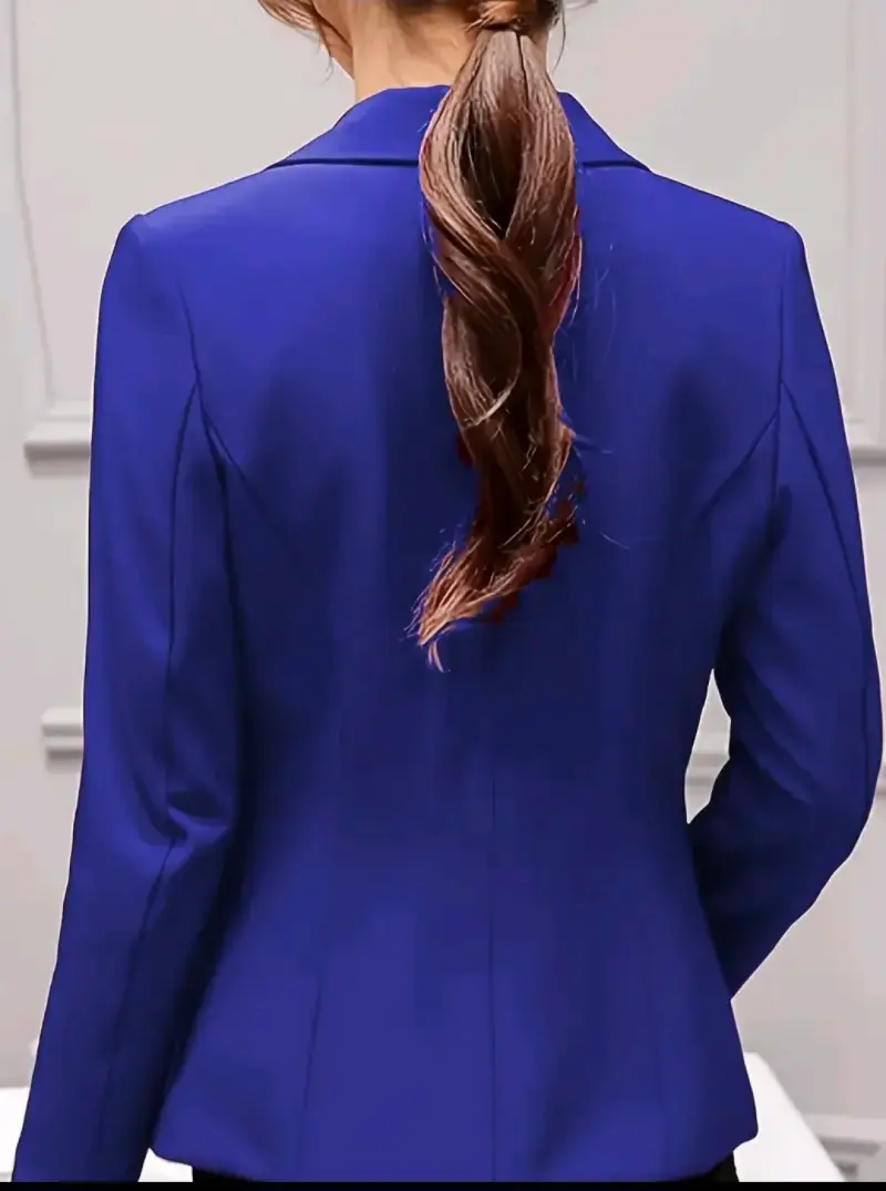 Blazer azul para mujer elegante Nuevo - 2